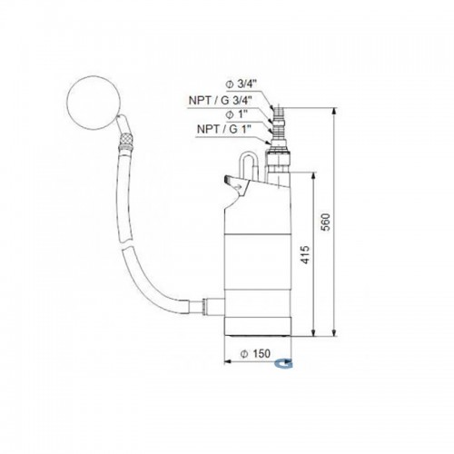 купить насос колодезный Grundfos SB 3-45 AW в Нижнем Новгороде из категории  от производителя Grundfos