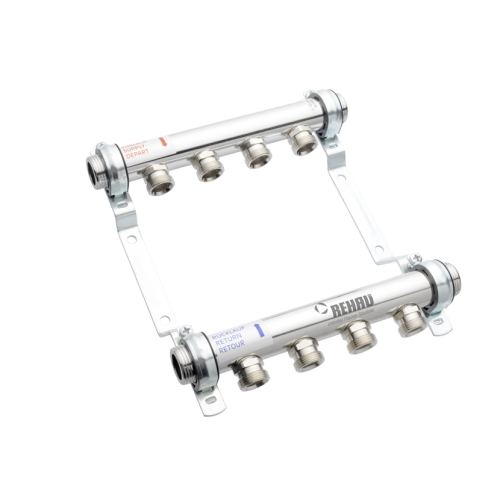 купить коллектор распределительный REHAU HLV на 7 групп нерж. сталь в Нижнем Новгороде из категории  от производителя REHAU