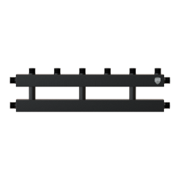 Коллектор на 3 (4) отопительных контура, в комплекте с кронштейнами, 150 кВт