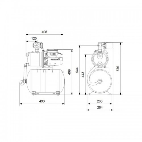 купить установка насосная самовсасывающая Grundfos JP 4-47 PT-H в Нижнем Новгороде из категории  от производителя Grundfos